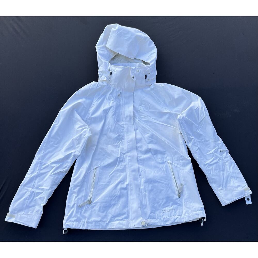 MARMOT Women's Sugar Loaf Component Waterproof White Jacket Medium